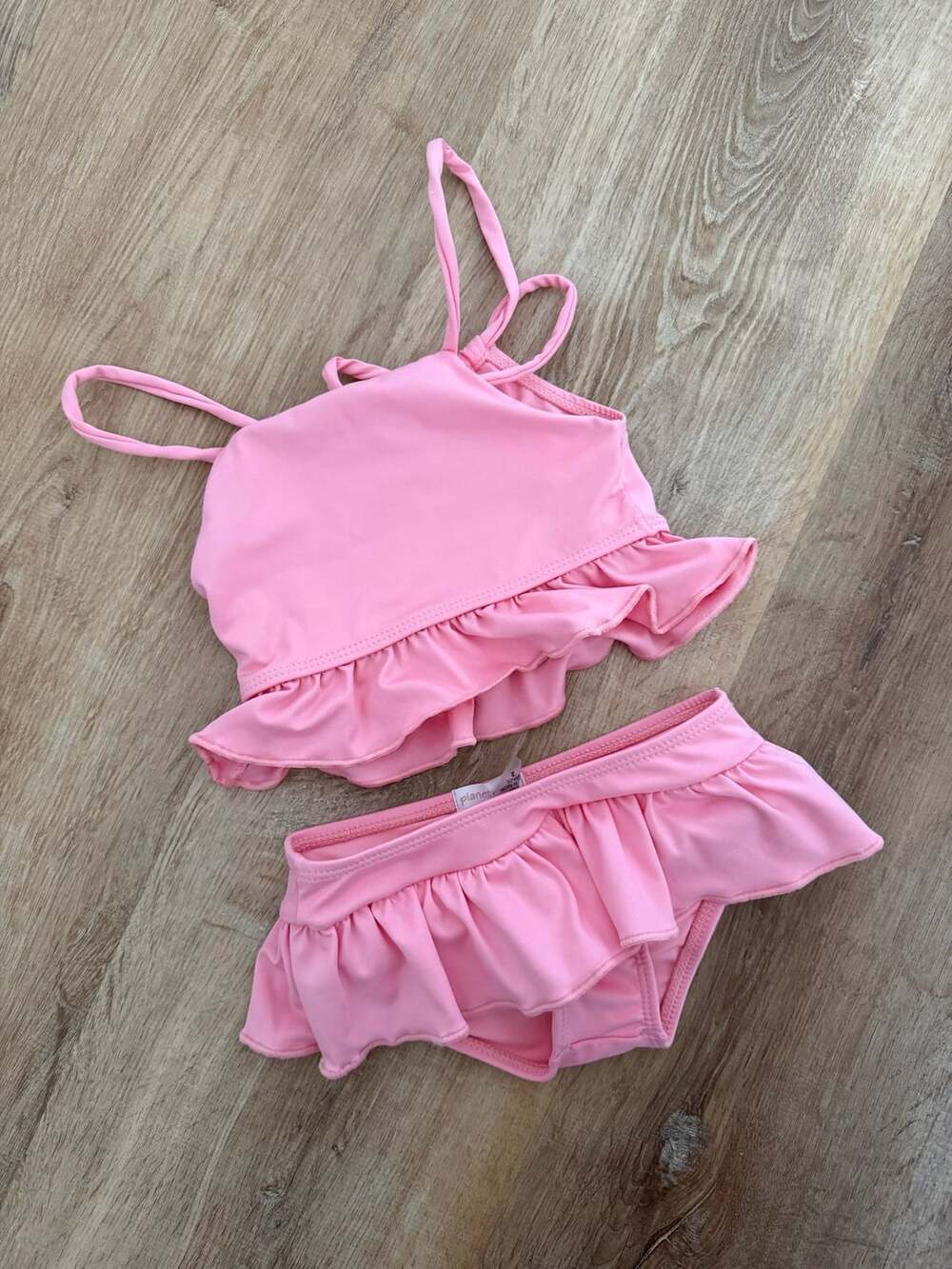 NWOT Planet Sea Ruffle Bikini Set Size 2 Pink